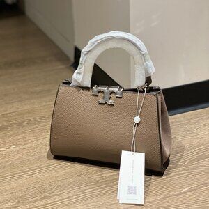 Tory Burch Eleanor Mini Spazzolato Satchel  Shoulder Bag
